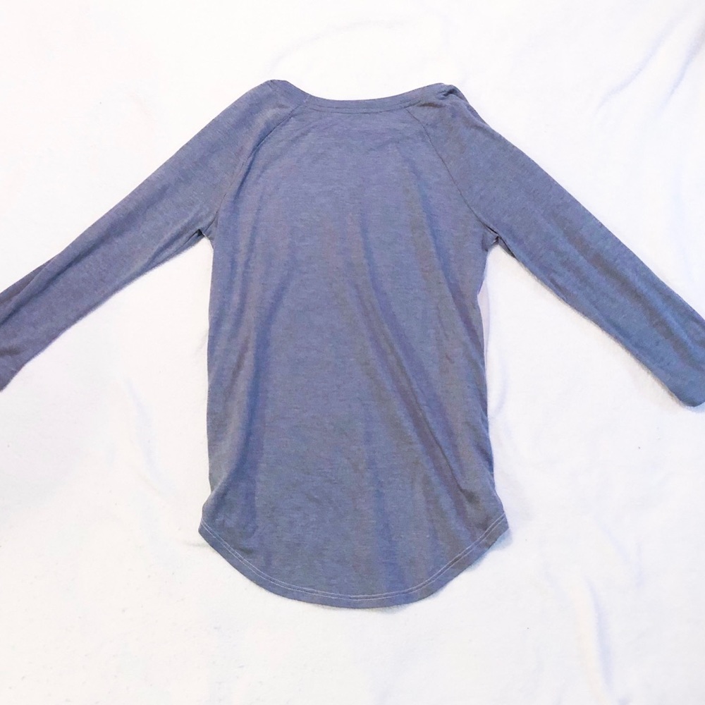 American Eagle Soft & Sexy Palm Tree Raglan Tee - Picture 4 of 4